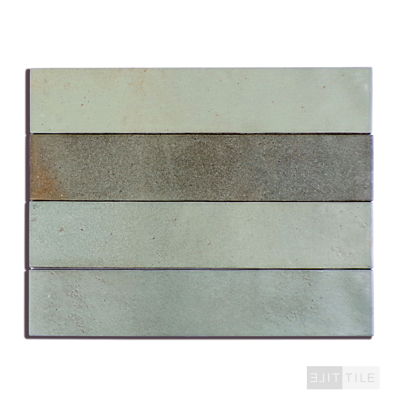 Celine Glazed Porcelain Field Tile 2.5X12 Sage Matte