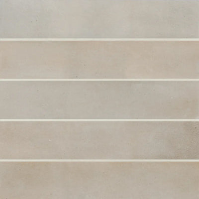 Celine Glazed Porcelain Field Tile 2.5X12 Taupe Matte