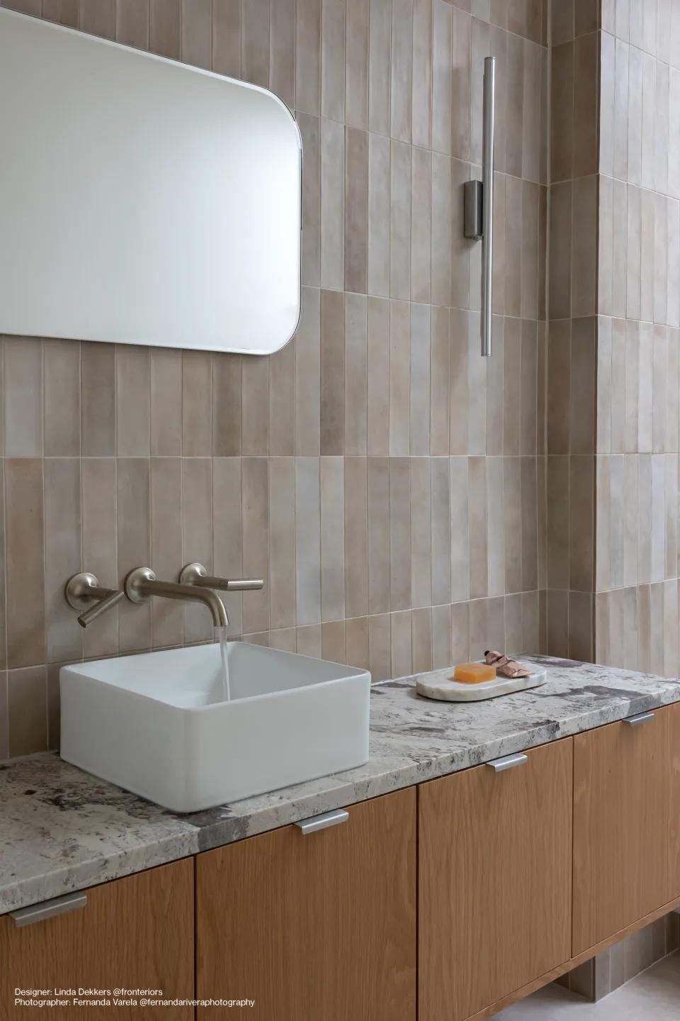 Celine Glazed Porcelain Field Tile 2.5X12 Taupe Matte – Elit Tile