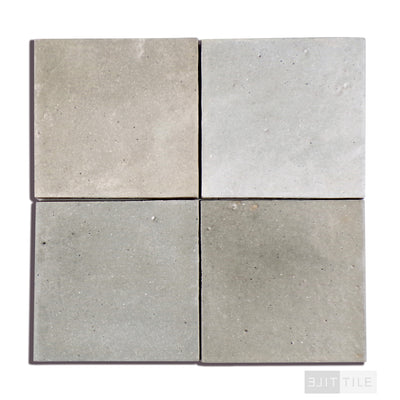 Celine Glazed Porcelain Field Tile 4X4 Greige Matte