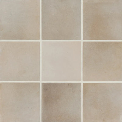 Celine Glazed Porcelain Field Tile 4X4 Taupe Matte