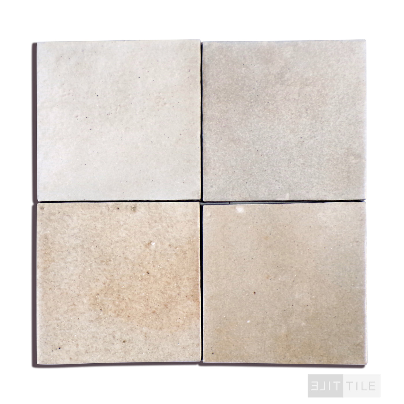 Celine Glazed Porcelain Field Tile 4X4 Taupe Matte