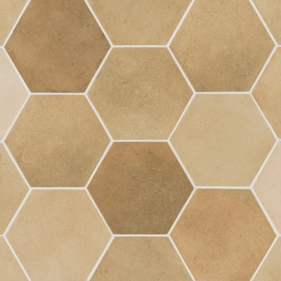 Celine Glazed Porcelain Field Tile 4.5X4 Cotto Matte