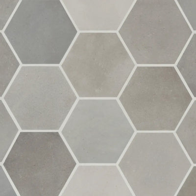 Celine Glazed Porcelain Field Tile 4.5X4 Greige Matte