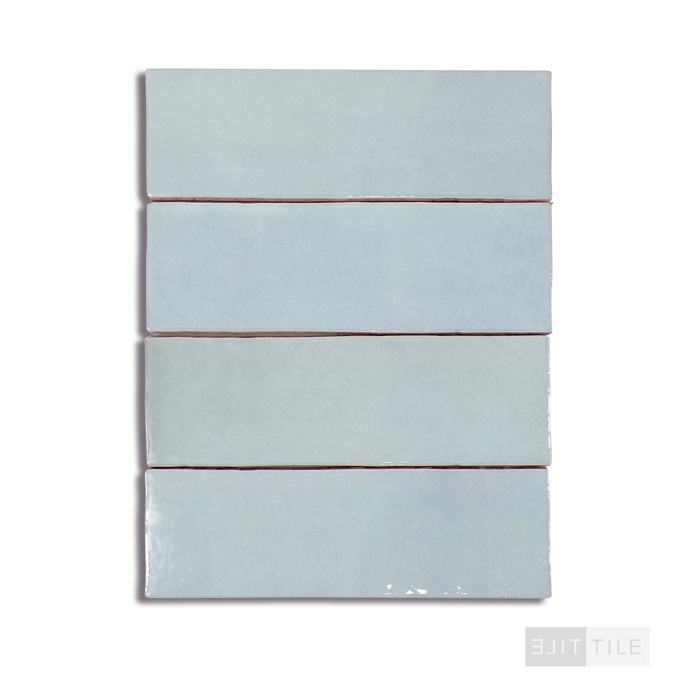 Cloe Glazed Ceramic Field Tile 2-1/2X8 Baby Blue Gloss