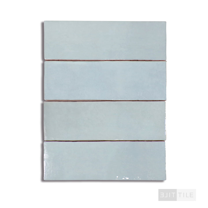 Cloe Glazed Ceramic Field Tile 2-1/2X8 Baby Blue Gloss – Elit Tile