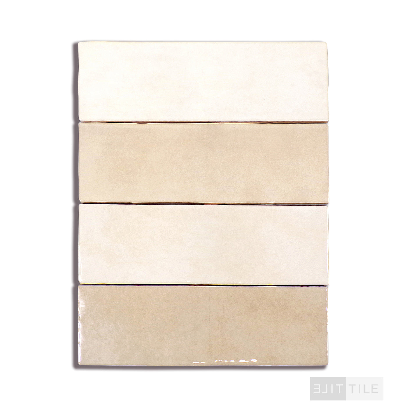 Cloe Glazed Ceramic Field Tile 2-1/2X8 Crème Gloss