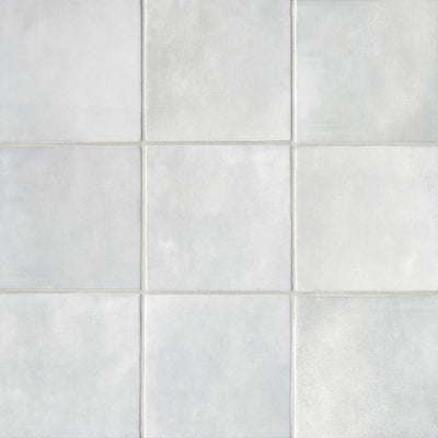 Cloe Glazed Ceramic Field Tile 5X5 Grey Gloss