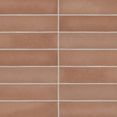 Makoto Ceramic Field Tile 2.5X10 Umi Terracotta Matte