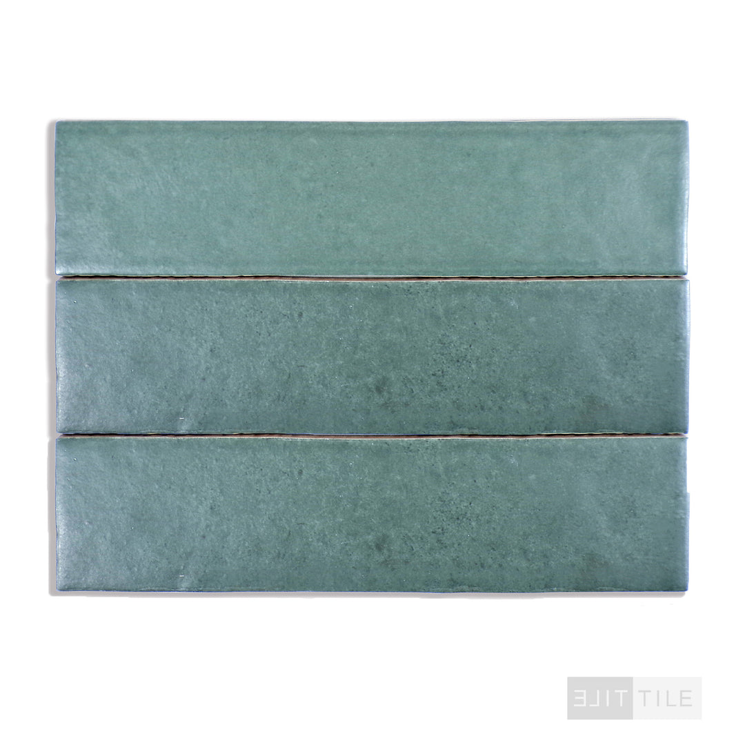 Makoto Ceramic Field Tile 2.5X10 Midori Green Matte – Elit Tile