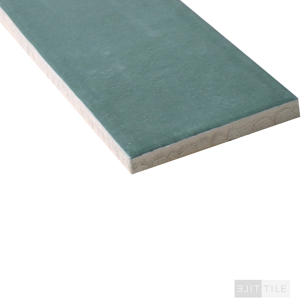 Makoto Ceramic Field Tile 2.5X10 Midori Green Matte – Elit Tile