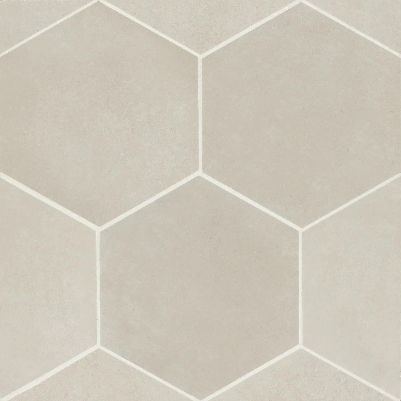 Makoto Porcelain Field Tile 10X11-1/2 Kumo Grey Matte