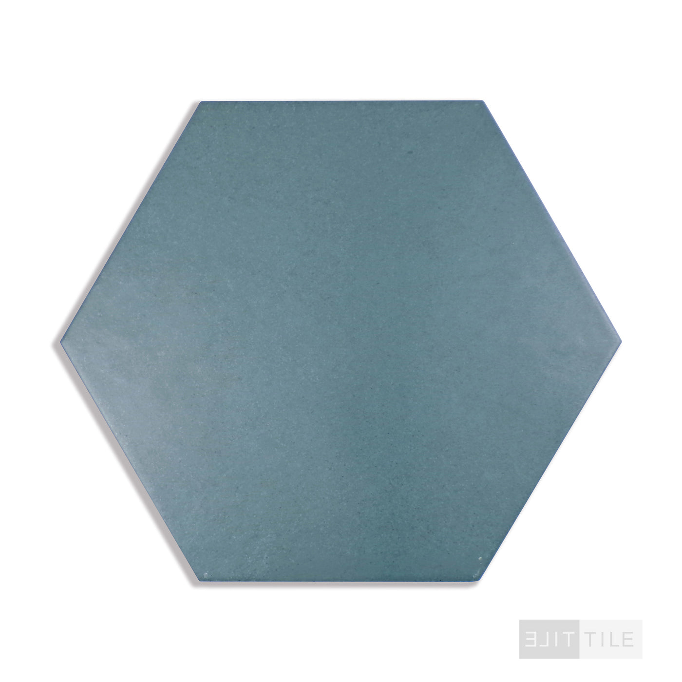 Makoto Porcelain Field Tile 10X11-1/2 Arashi Blue Matte