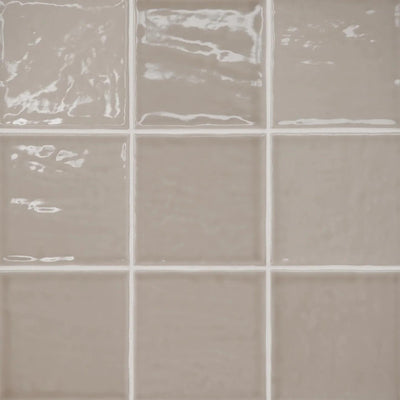 Marin Glazed Ceramic Field Tile 4X4 Coastal Cliff Gloss