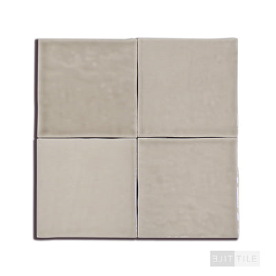 Marin Glazed Ceramic Field Tile 4X4 Coastal Cliff Gloss