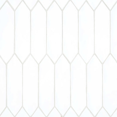 Reine Glazed Ceramic Field Tile 3X12 White Matte