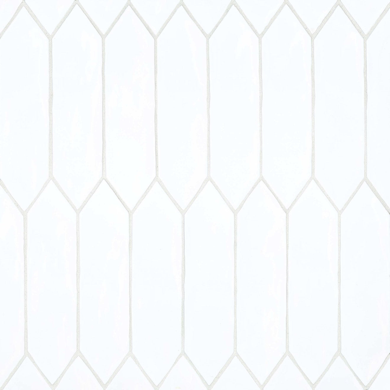 Reine Glazed Ceramic Field Tile 3X12 White Gloss