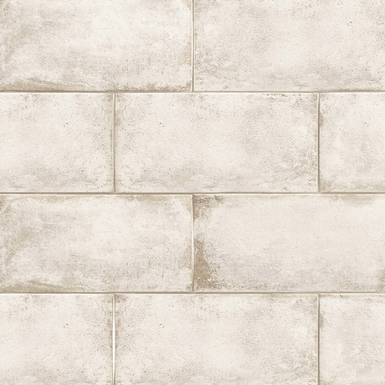 Vivace Glazed Porcelain Pressed Field Tile 9X18 Rice Matte