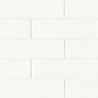 Zenia Glazed Porcelain Field Tile 2-1/2X9 Milky Way Gloss