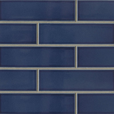 Zenia Glazed Porcelain Field Tile 2-1/2X9 Tide Gloss