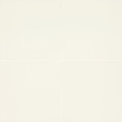 Rothko Glazed Ceramic Field Tile 9X9 White Matte