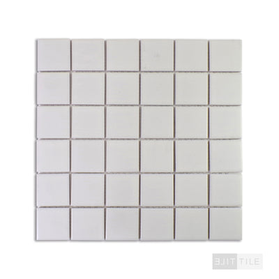 Marin 2X2 Square Pearl White Matte