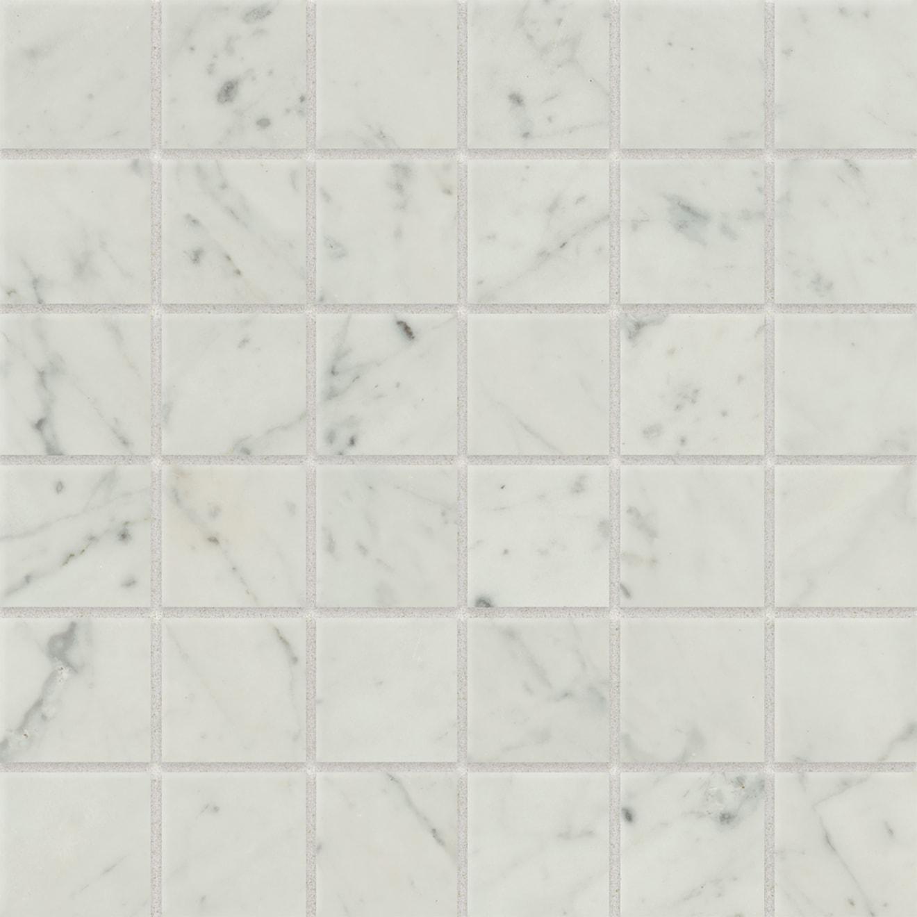 Classic 2.0 2X2 Mosaic Matte 12X12 Bianco Carrara