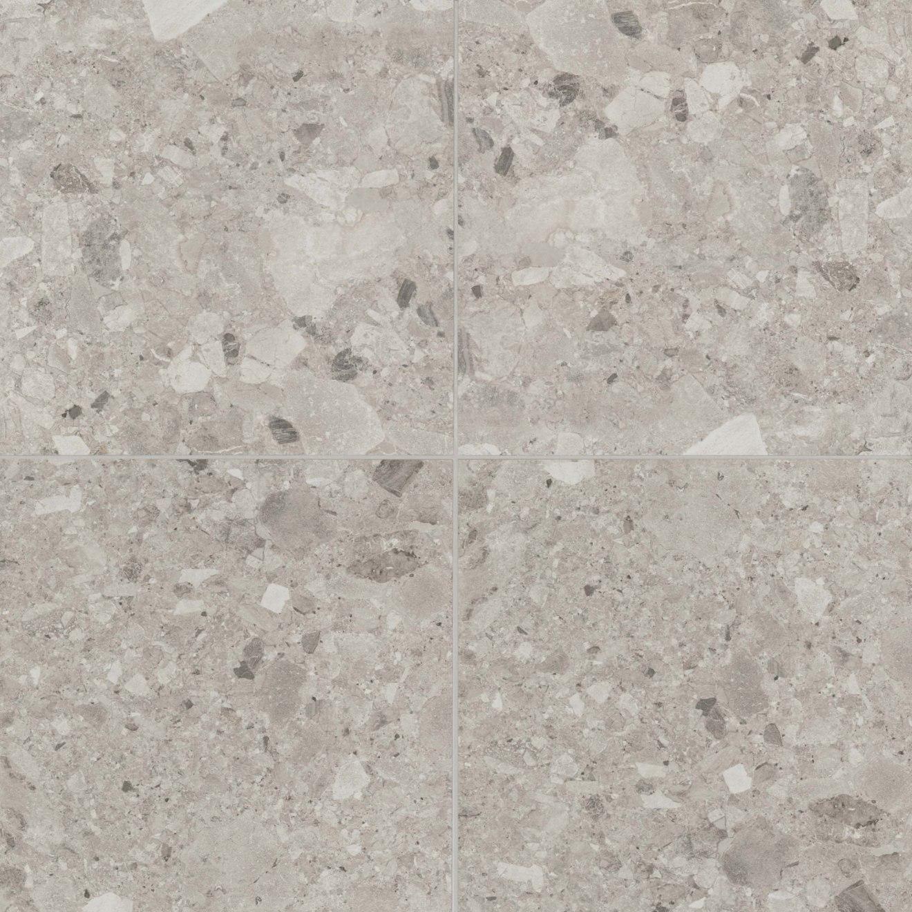 Frammenta Matte 24X24 Light Grey