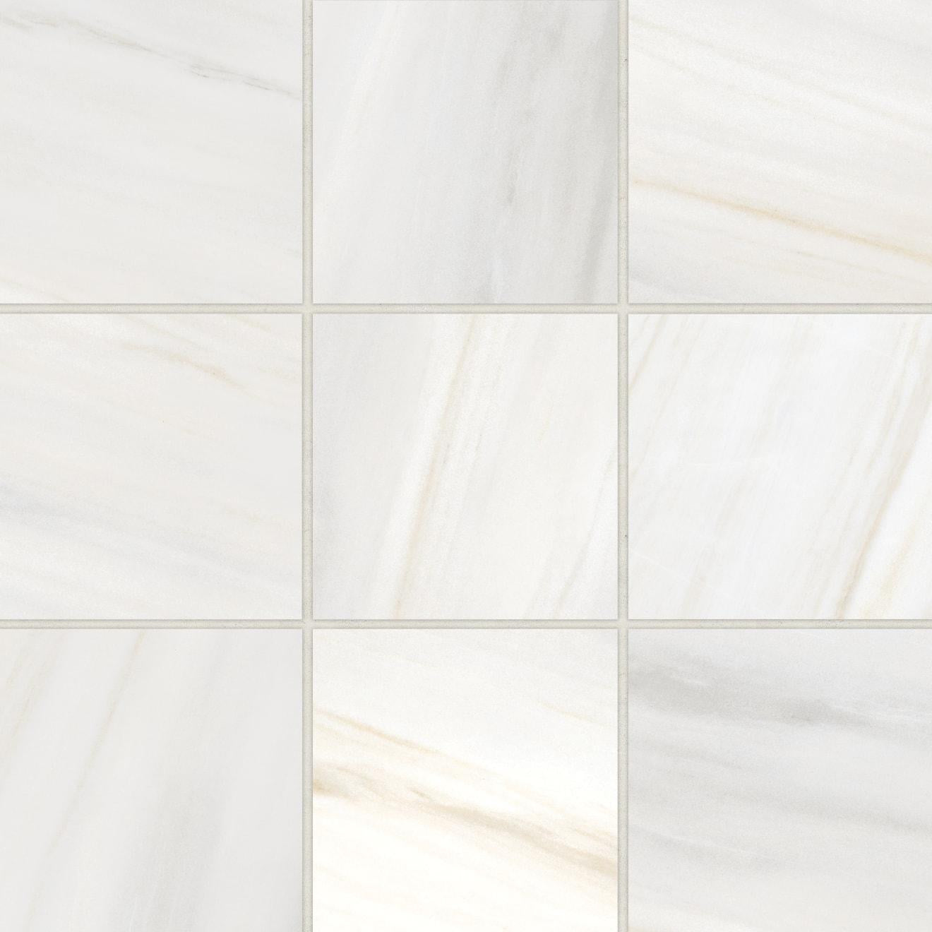 Magnifica Era 8mm Mosaic Honed 4X4 Bianco Lasa