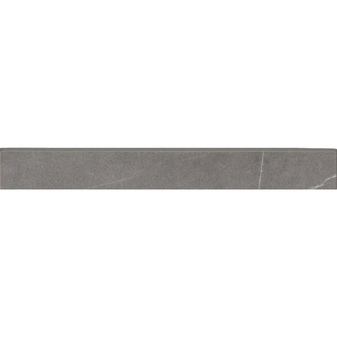 Nomade Bullnose Matte 3X24 Argent