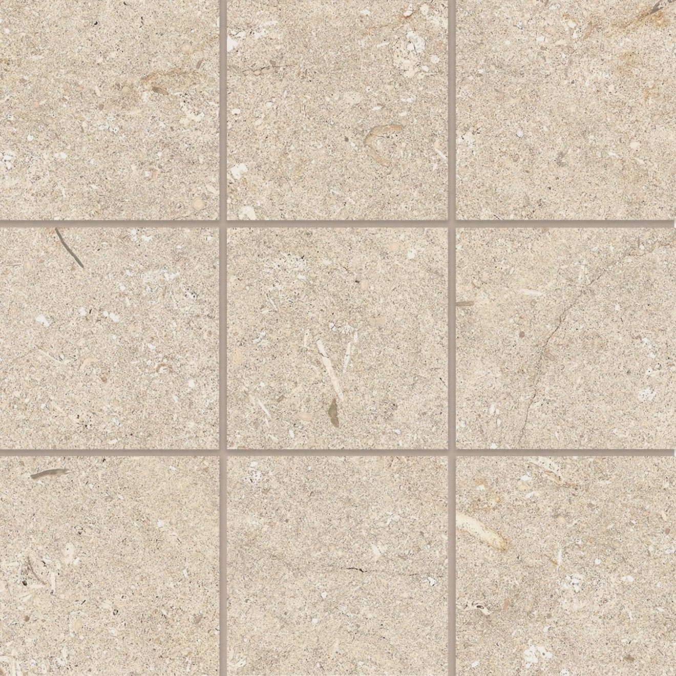 Poetry Stone 4X4 Mosaic Matte 12X12 Beige