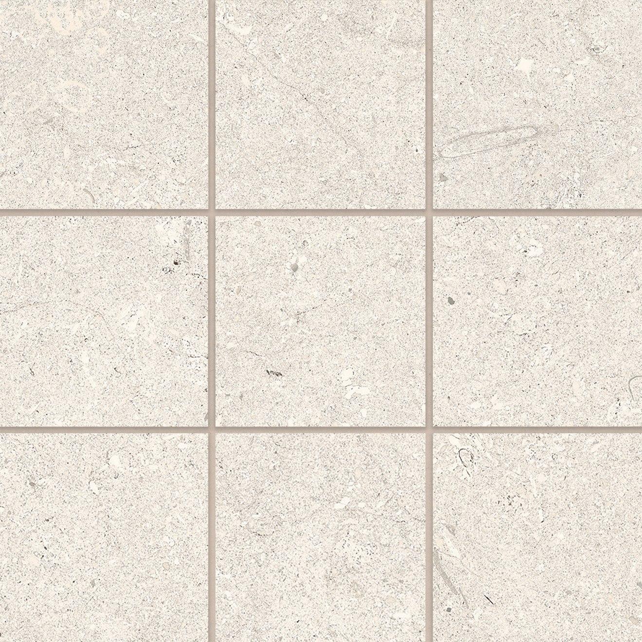 Poetry Stone 4X4 Mosaic Matte 12X12 Ivory