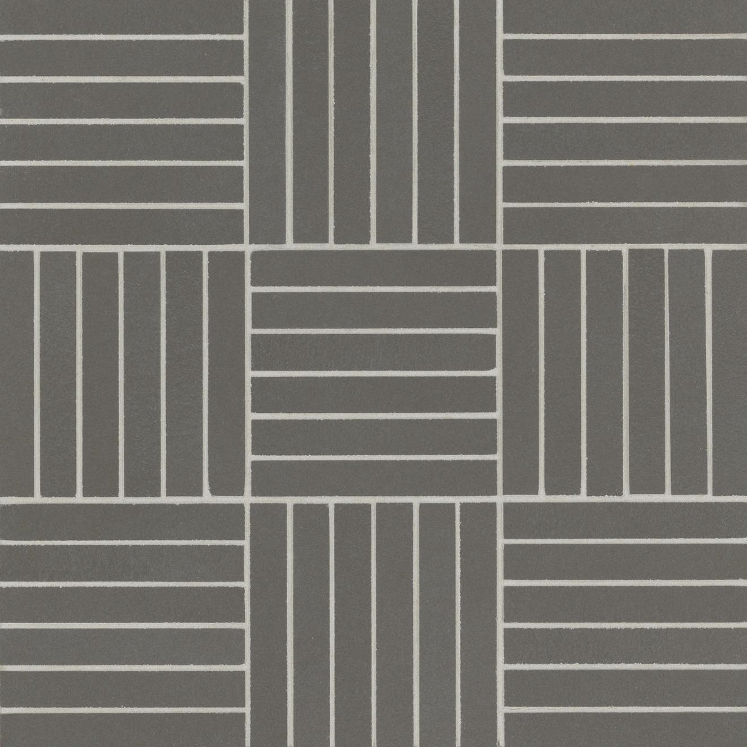 Sahara 5/8X4 Crosshatch Mosaic Matte 11.75X11.75 Dark – Elit Tile