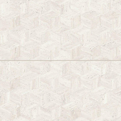 Sensi Roma Cube Deco Satin 24X48 White