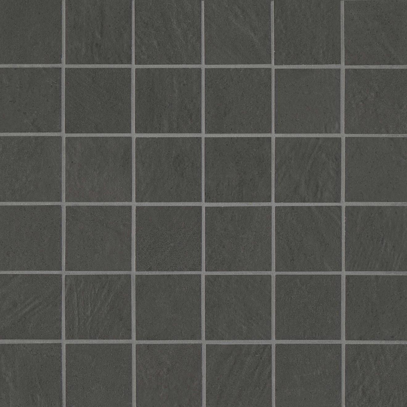 Simply Modern 2X2 Mosaic Honed 12X12 Black