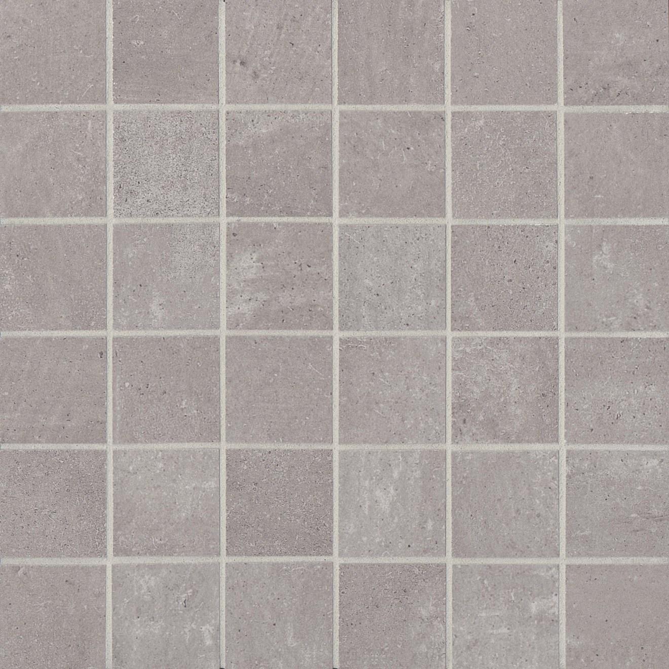 Simply Modern 2X2 Mosaic Honed 12X12 Grey