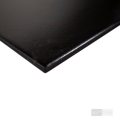 PRIME CERAMIC TILE 12X12 2011 BLACK MATTE PRIMARY ANGLE SHOT