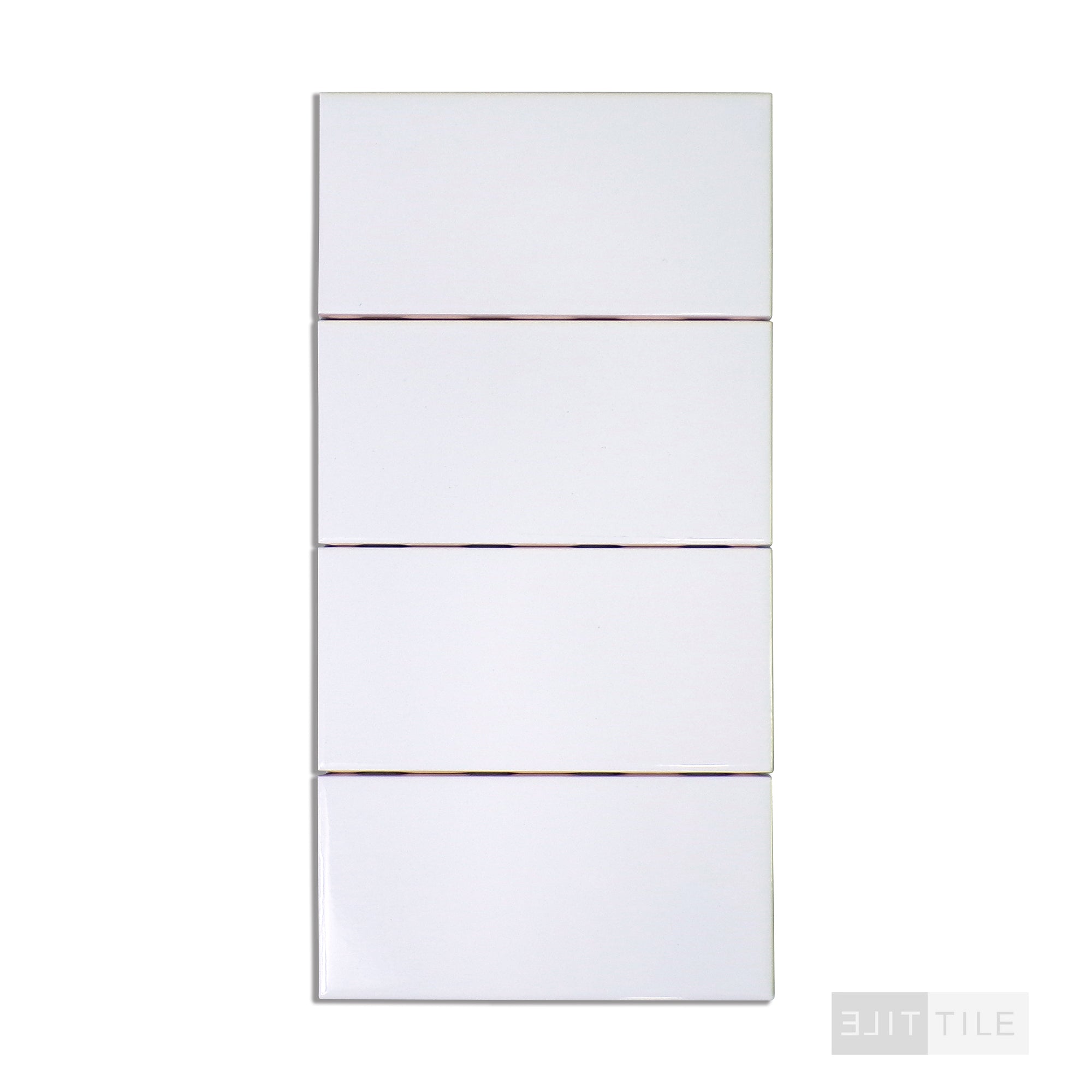 Color Wheel Classic Ceramic Tile 3X6 0190 Arctic White