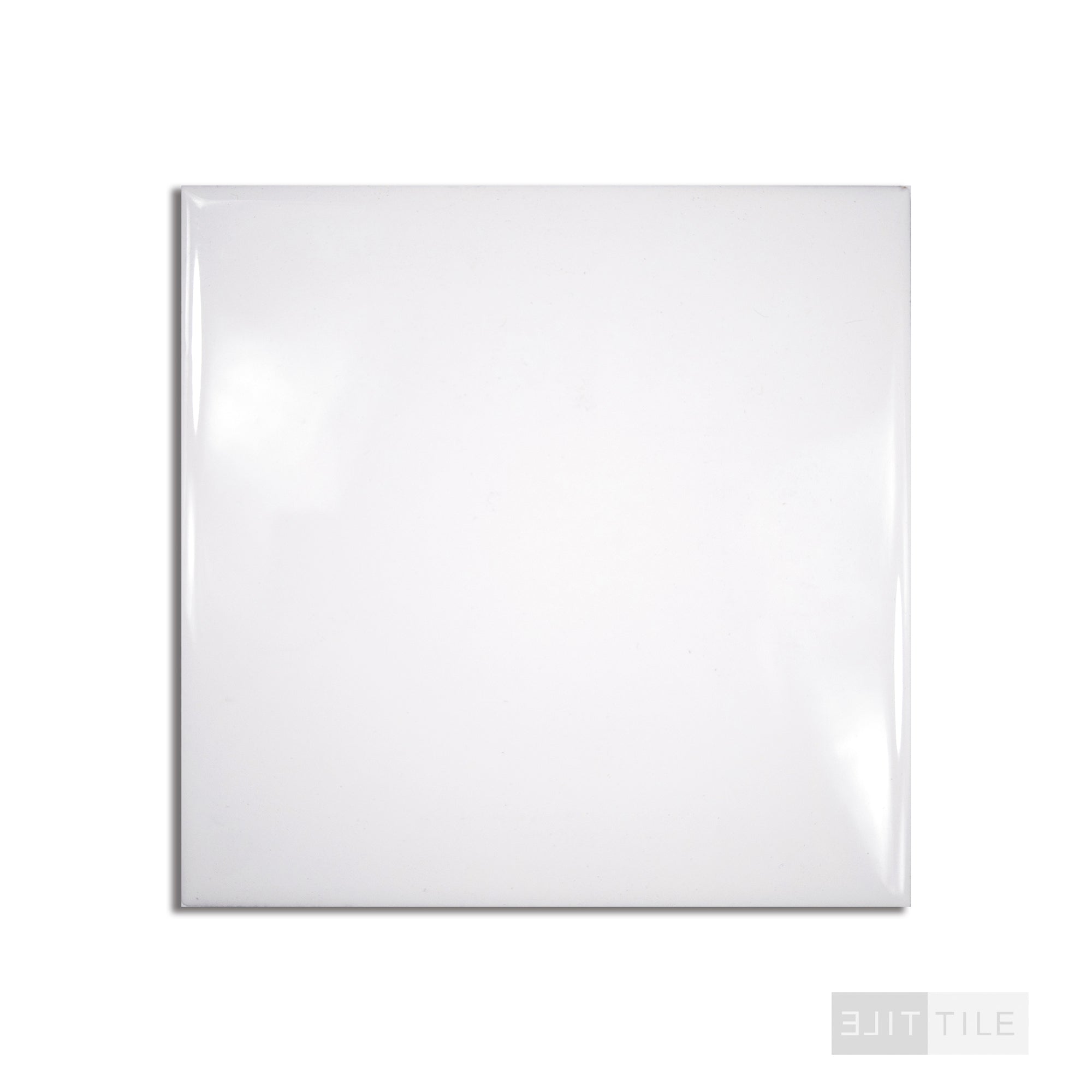 Color Wheel Classic Ceramic Tile 6X6 0190 Arctic White Glossy