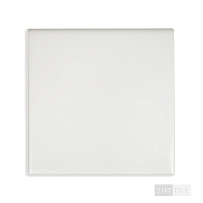 Color Wheel Classic Ceramic Surface Bullnose 6X6 0100 White