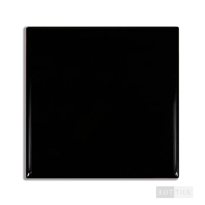 Color Wheel Classic Ceramic Tile 4-1/4X4-1/4 K111 Black