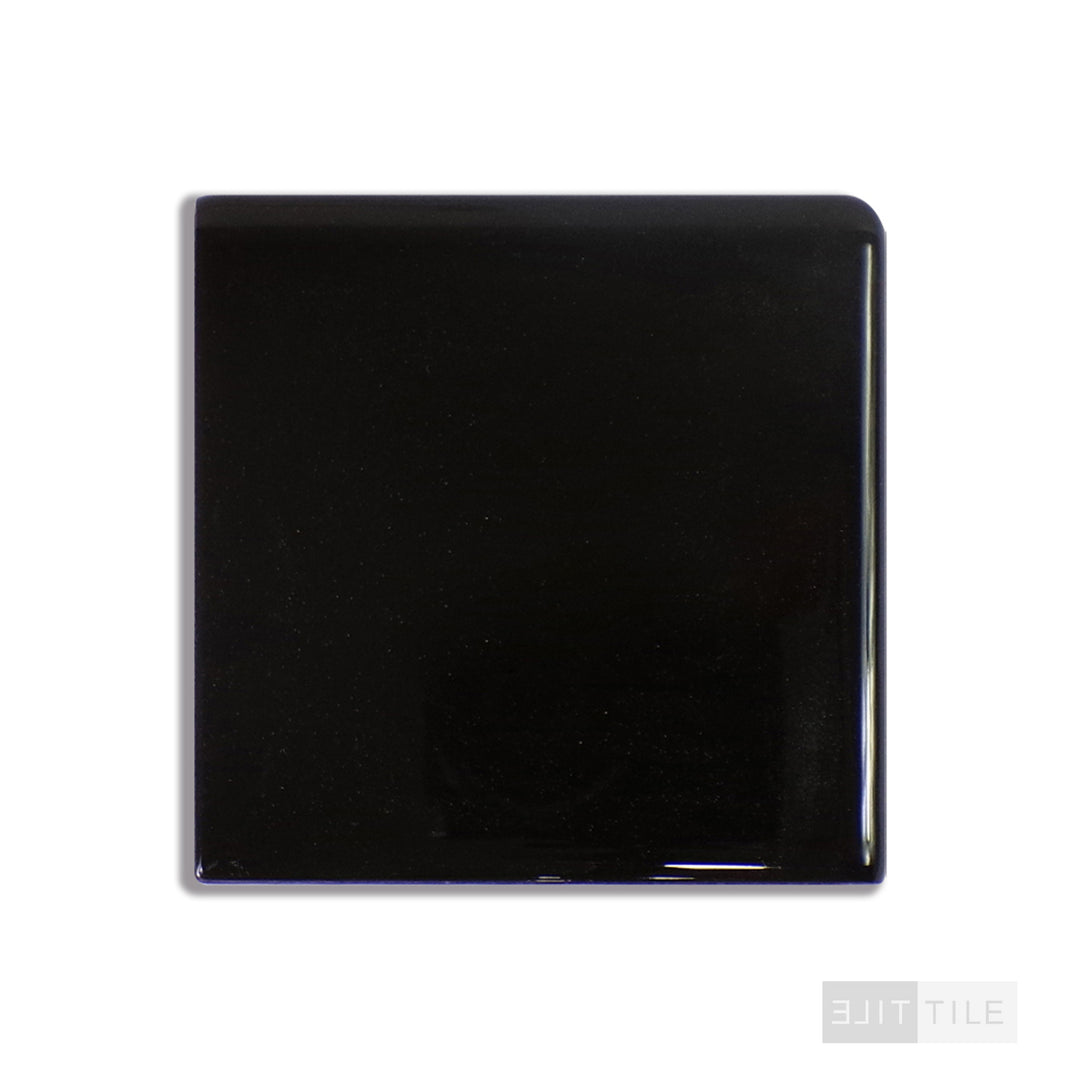 Color Wheel Classic Ceramic Bullnose 4-1/4X4-1/4 K111 Black – Elit