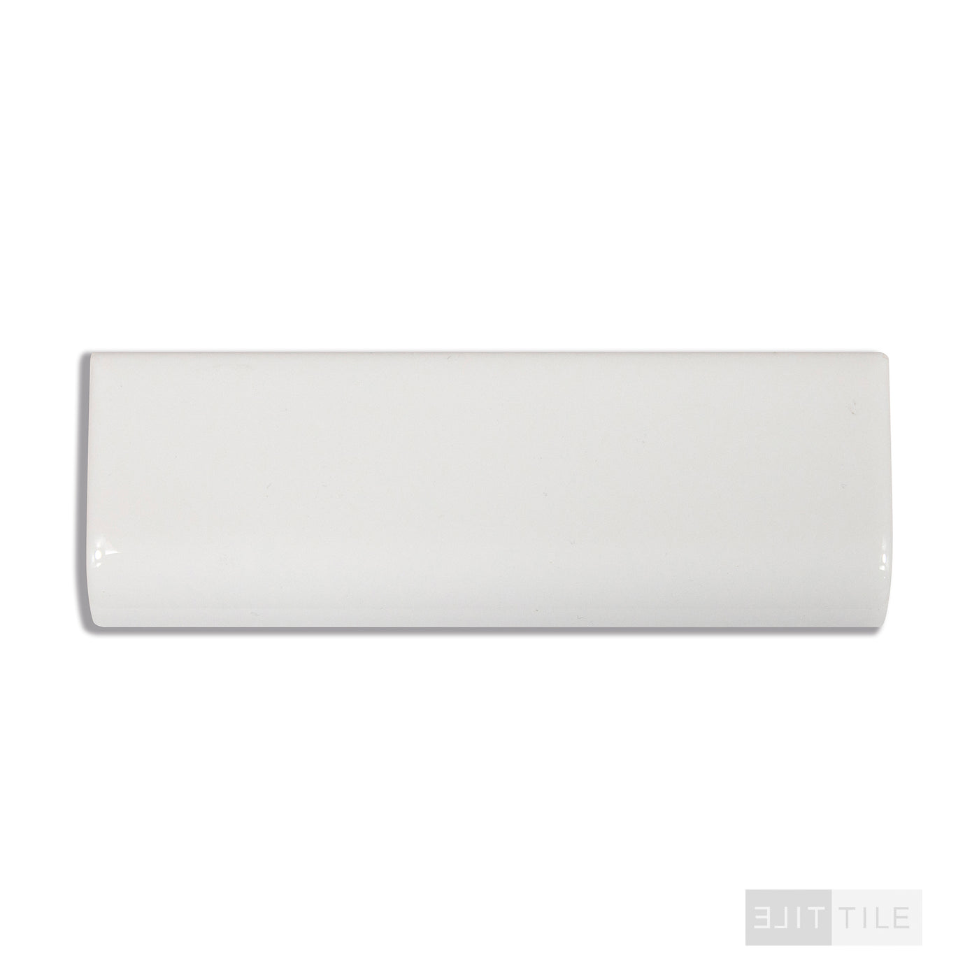 Color Wheel Classic Ceramic Radius Bullnose 2X6 0100 White