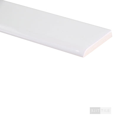 Color Wheel Classic Ceramic Bullnose 2X6 0100 White