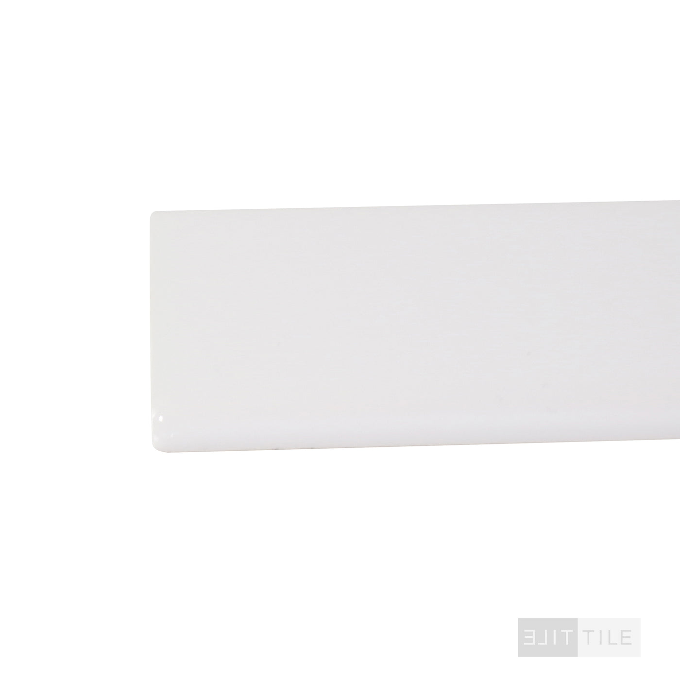 Color Wheel Classic Ceramic Bullnose 2X6 0100 White