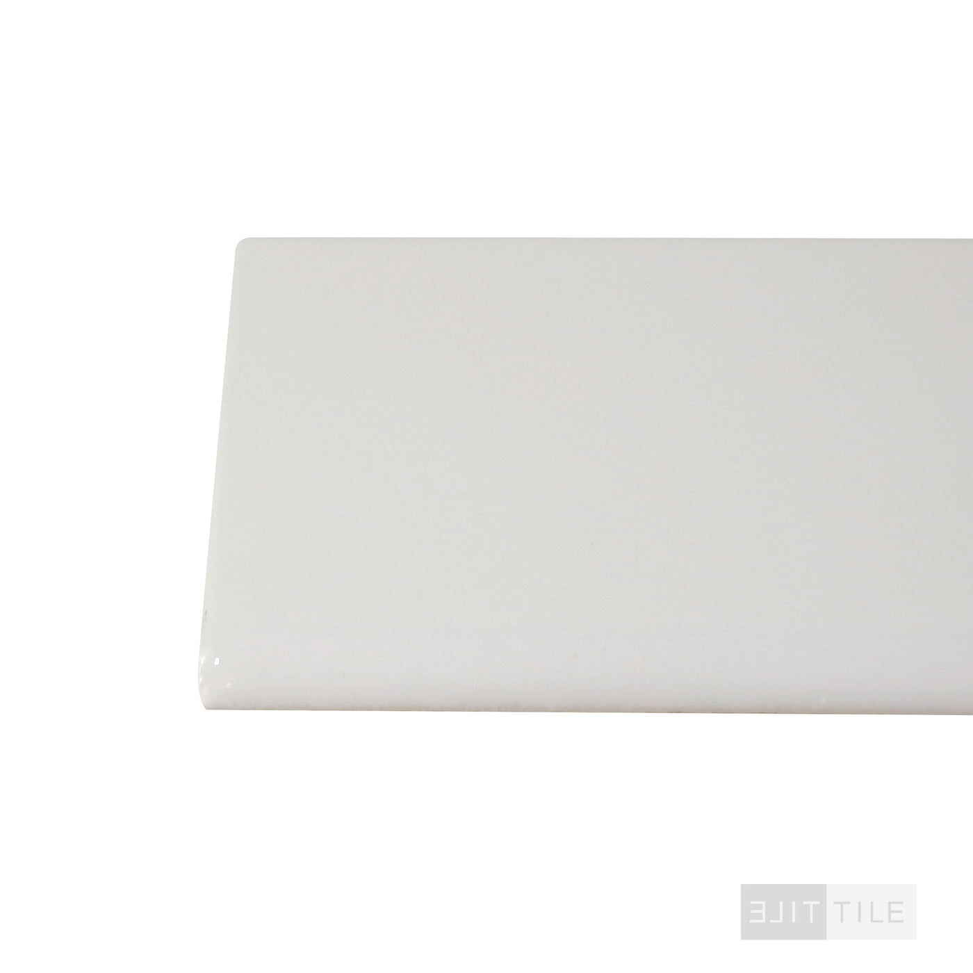 Color Wheel Classic Ceramic Bullnose 3X6 0100 White