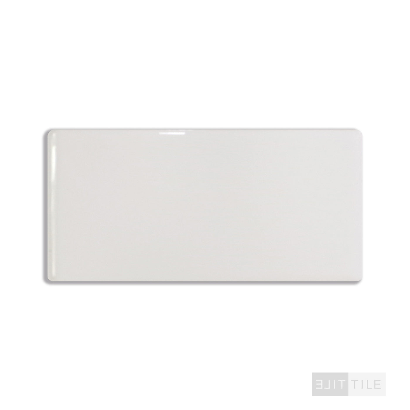 Color Wheel Classic Ceramic Bullnose 3X6 0100 White