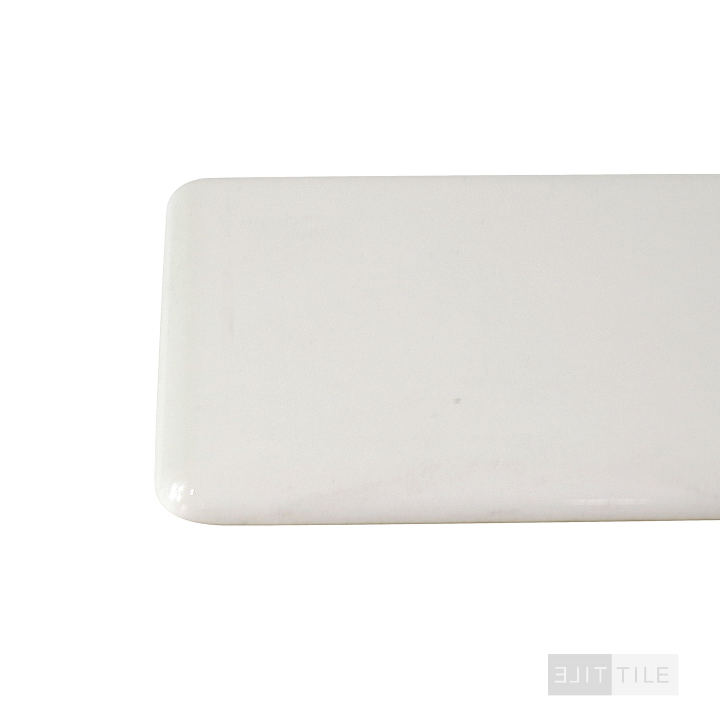 Color Wheel Classic Ceramic Bullnose Left Corner 3X6 0100 White