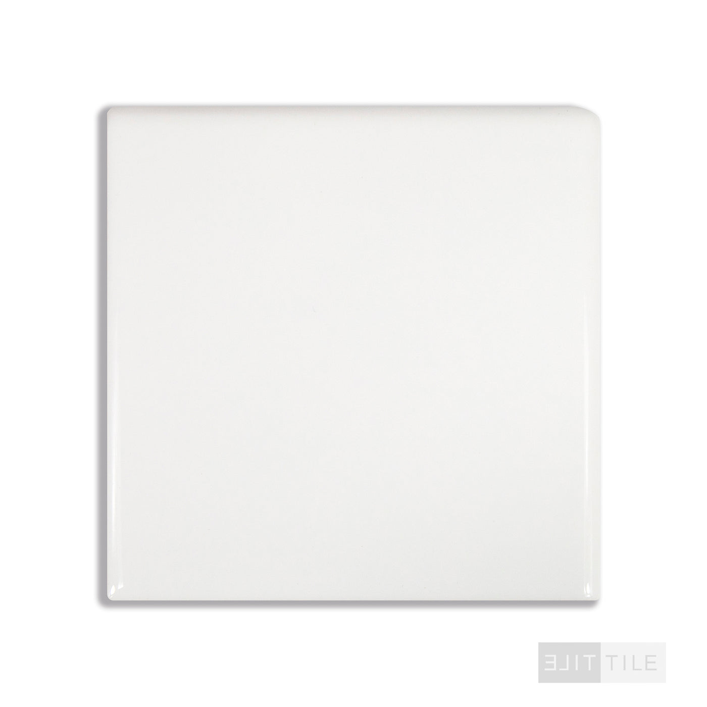 Color Wheel Classic Ceramic Bullnose Corner 6X6 0100 White