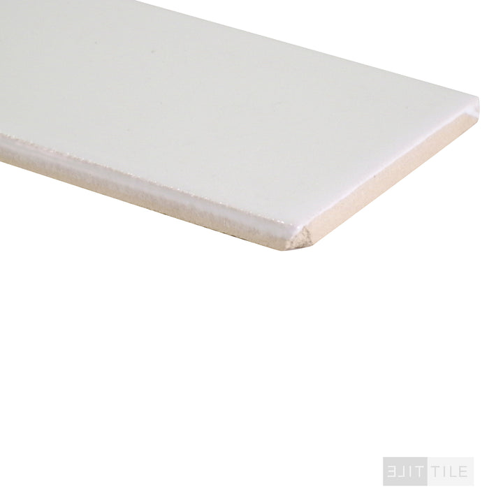 Color Wheel Classic Ceramic Bullnose 3X6 0190 Arctic White – Elit Tile